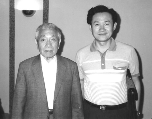 樊畿教授和本文作者(1989年)